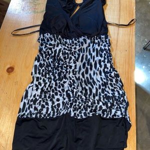 Cheetah print dress